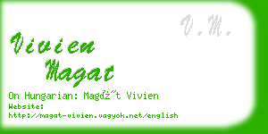 vivien magat business card